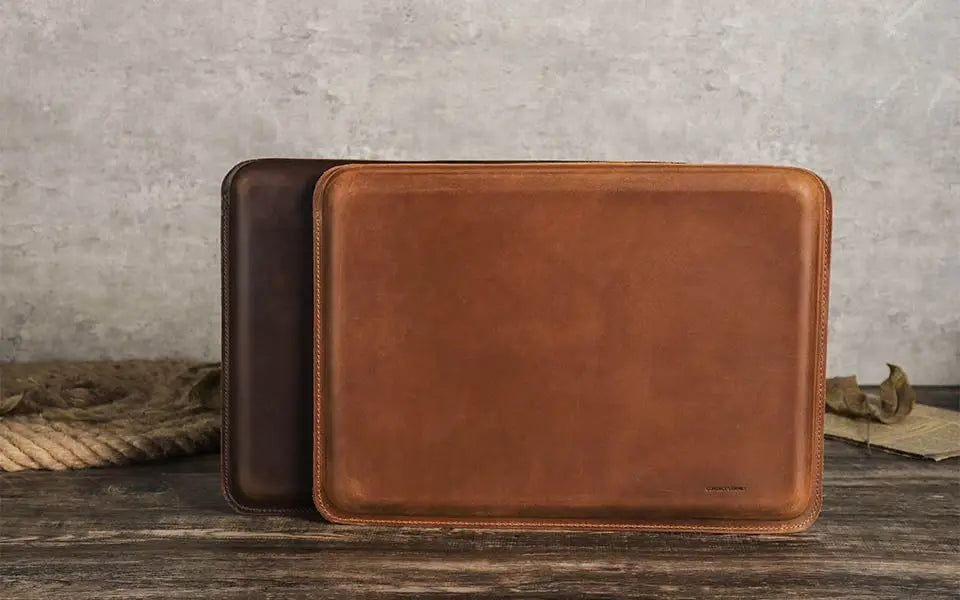 Elegant Leather Laptop Sleeve Case™