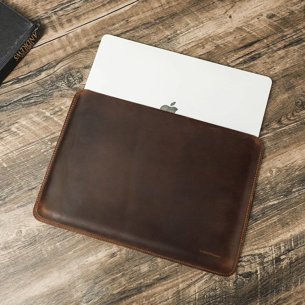 Elegant Leather Laptop Sleeve Case™