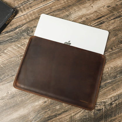 Elegant Leather Laptop Sleeve Case™