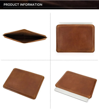 Elegant Leather Laptop Sleeve Case™